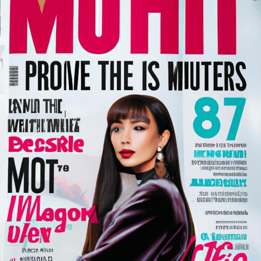 Bìa tạp chí với kiểu chữ đậm hiển thị Font Montserrat Việt hóa