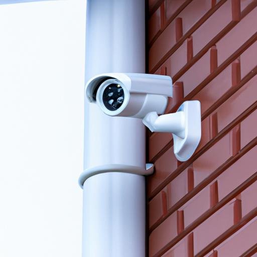 Camera wifi P2P được gắn trên tường để giám sát khu vực ngoài trời