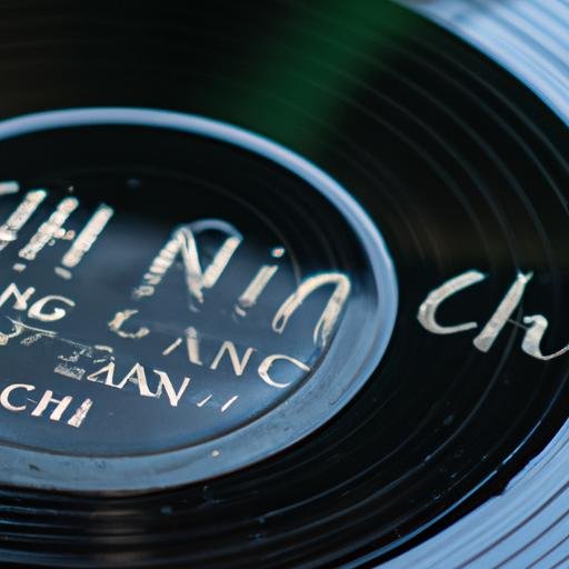 close up of cach im lang vinyl record
