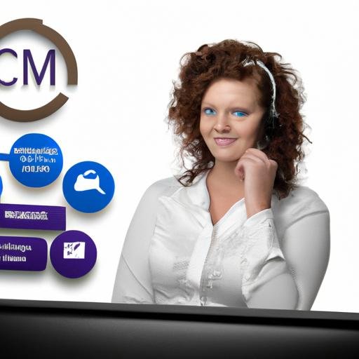 Nhân viên chăm sóc khách hàng sử dụng hệ thống CRM