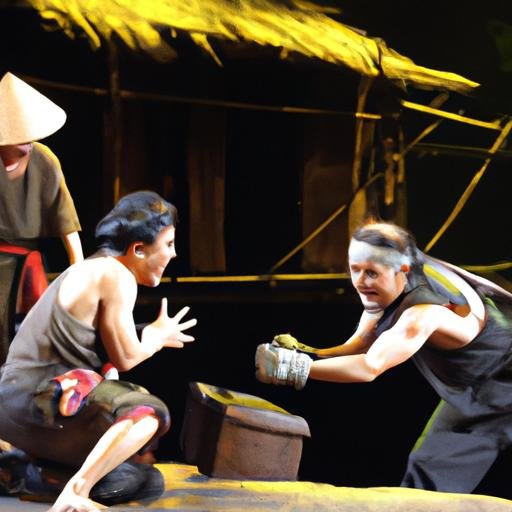 Một cảnh hành động nghẹt thở trong 'Nam Cao' khiến khán giả không rời mắt