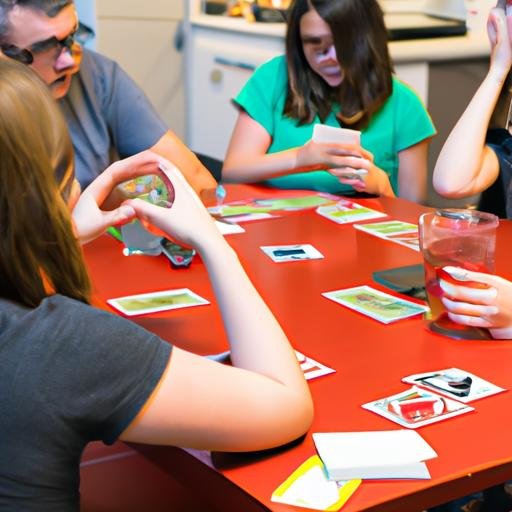 Thật vui khi cả gia đình cùng tham gia trò chơi Exploding Kittens vào buổi tối.