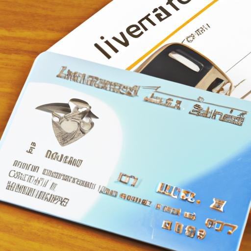 Hình ảnh giấy phép lái xe và giấy bảo hiểm trên bàn.