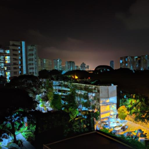 Bức ảnh cảnh quan kỳ vĩ chụp vào ban đêm sử dụng tính năng Google Camera Night Sight Port.