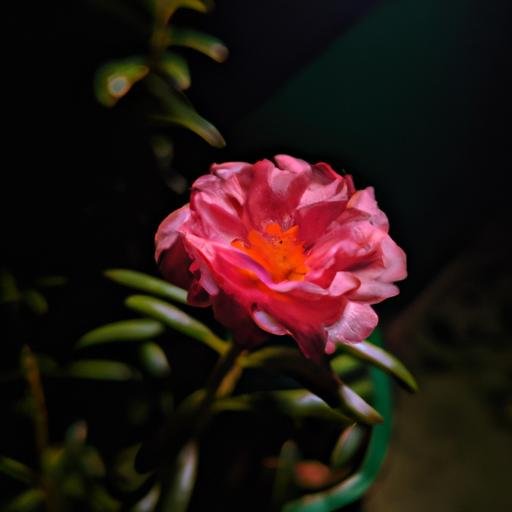 Bức ảnh close-up tuyệt đẹp của hoa chụp trong điều kiện ánh sáng yếu với tính năng Google Camera Night Sight Port.
