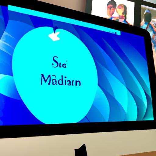 iMac 27 2018 hiển thị một dự án thiết kế đồ hoạ đang được thực hiện.