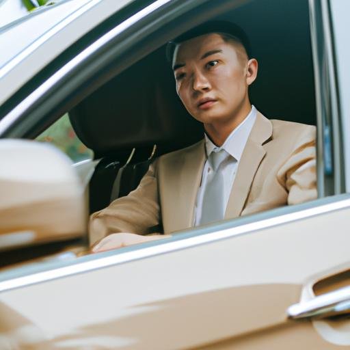 Một Kynu Ho Chi Minh lái xe sang trọng cho một khách hàng