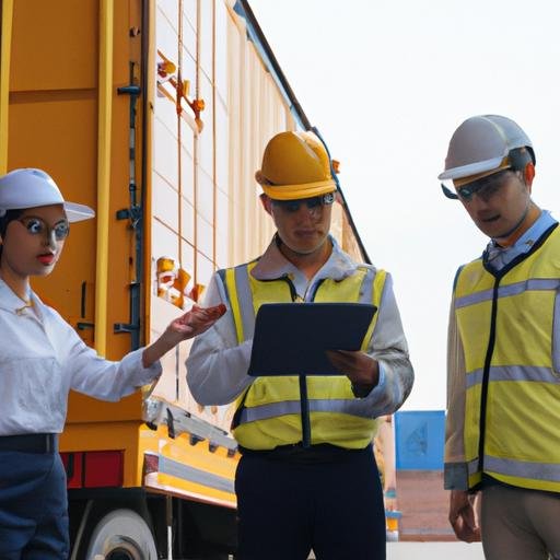 Đội ngũ nhân viên logistics phối hợp lập kế hoạch vận chuyển cho công ty vận tải