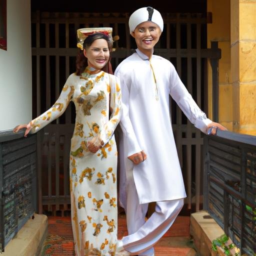 Mặc trang phục truyền thống cho lễ cưới