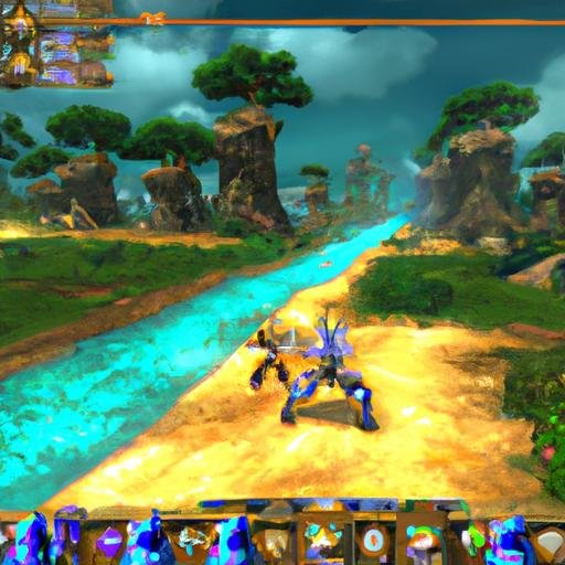 Màn chiến đấu trong game đẹp lung linh cảnh tượng rực rỡ