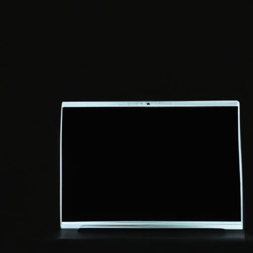 Màn hình laptop với hình nền đen trơn