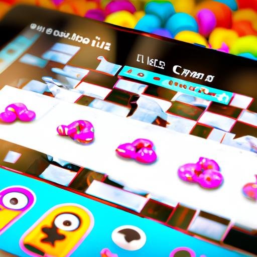 Màn hình máy tính bảng hiển thị trò chơi Candy Crush Saga và các mã lệnh hack