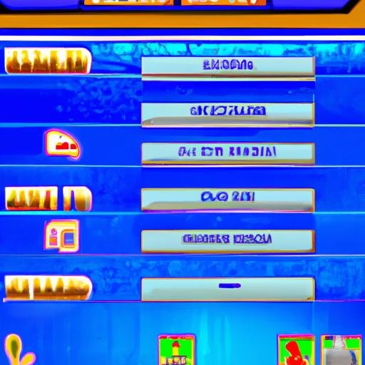 Màn hình menu trong game Dragon Ball 2007