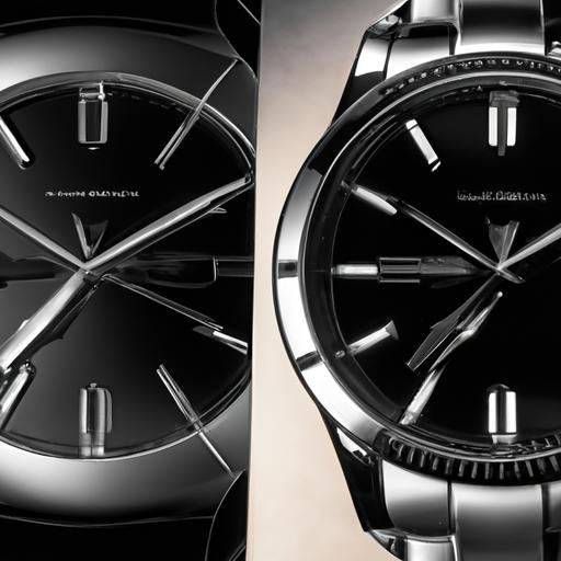Mặt số đen và bạc của đồng hồ Bulova 96C131 tạo nên sự tương phản đầy ấn tượng.