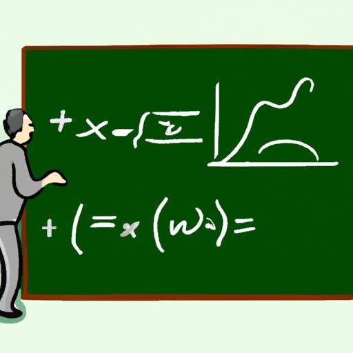 Minh họa của một người giải phương trình log phức tạp trên bảng đen.