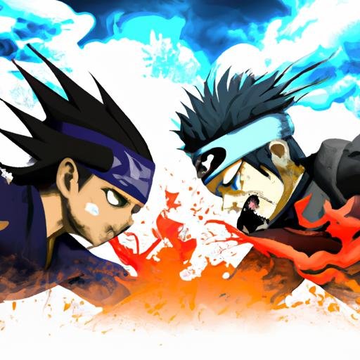 Naruto và Sasuke sử dụng những chiêu thuật yếu tố đặc biệt trong trận chiến gay cấn