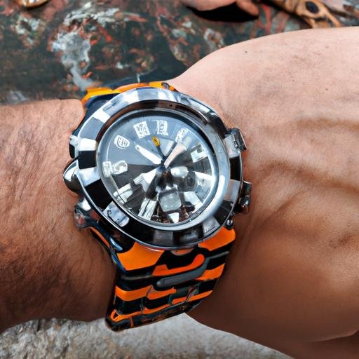 Người đeo đồng hồ Reef Tiger trên cổ tay