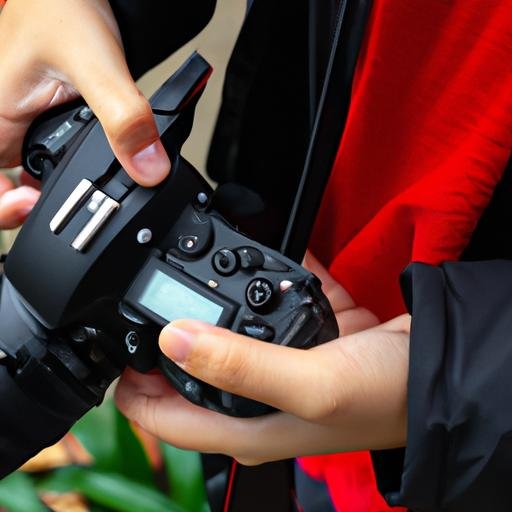 Người dùng điều chỉnh các cài đặt của camera hành trình kết nối điện thoại.