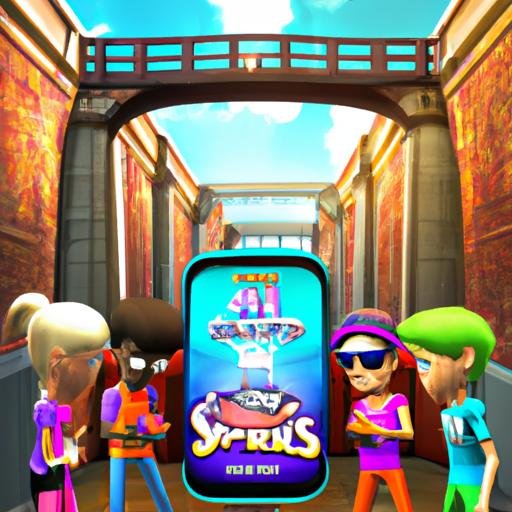 Đoàn game thủ đang tham gia giải đấu Subway Surfers đấu trí.
