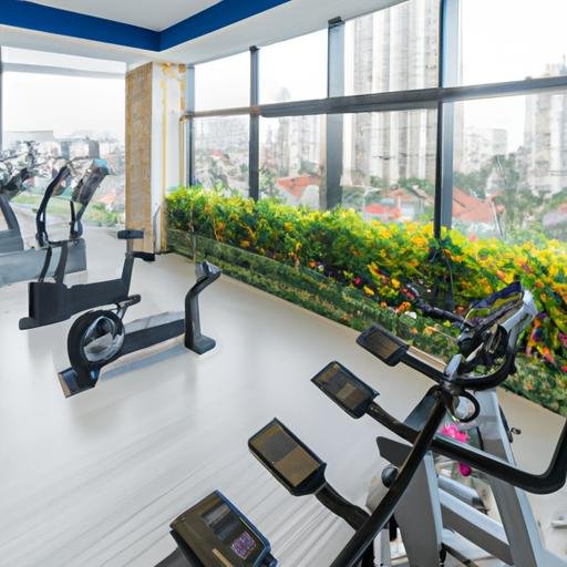 Phòng tập thể dục hiện đại trong tòa nhà căn hộ Thủ Đức với các thiết bị tiên tiến.