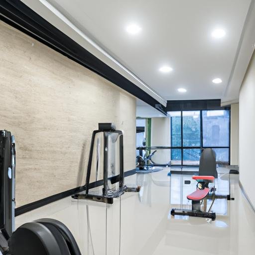 Phòng gym hiện đại và đầy đủ trang thiết bị tại khu chung cư D5