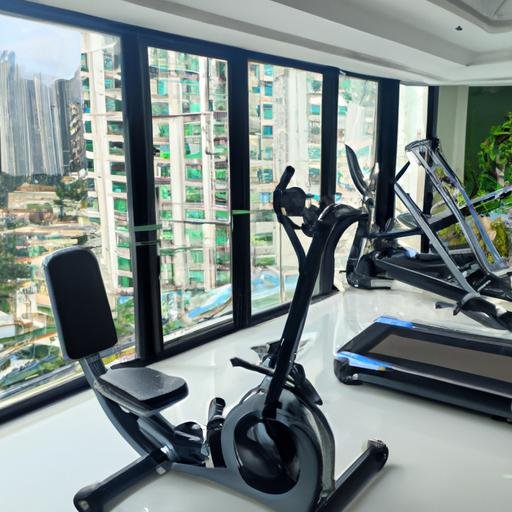 Phòng gym và tập thể dục tại chung cư mini