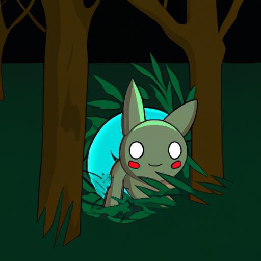 Một Pokemon bí ẩn ẩn nấp trong khu rừng