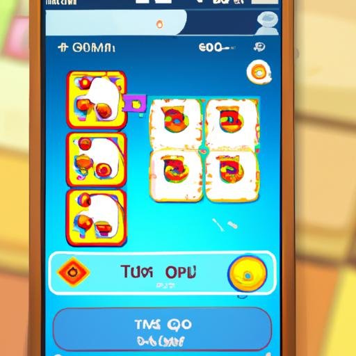 Ảnh chụp màn hình từ một game củ tạ phổ biến trên điện thoại di động.