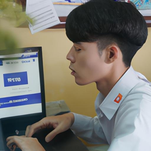 Sinh viên đang tìm kiếm tài nguyên học tập trên internet cho kỳ thi tuyển sinh lớp 10 Tây Ninh năm 2021