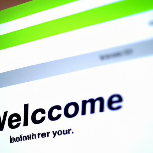 Slide chào mừng được hiển thị trên trang web của một công ty.