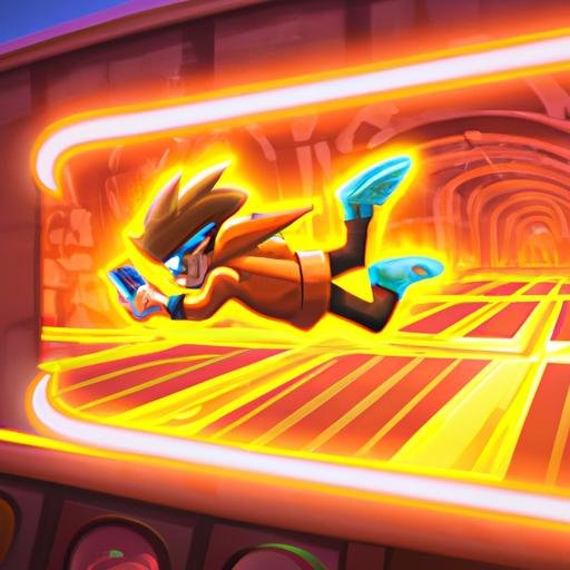 Người chơi Subway Surfers thể hiện màn ghi điểm cao với pha nhào lộn nguy hiểm.