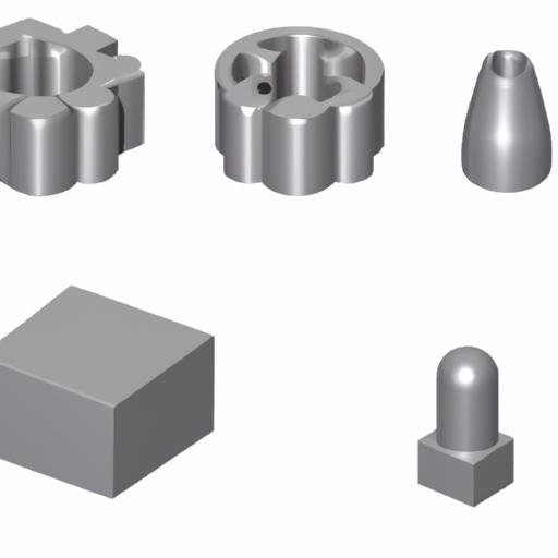 Các đối tượng 2D với hình dạng và kích thước khác nhau được tạo ra bằng công cụ của CAD 2007.