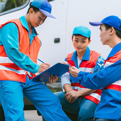 Các tài xế quản lý hoạt động của Tổ Nghiệp Nghề Tài Xế
