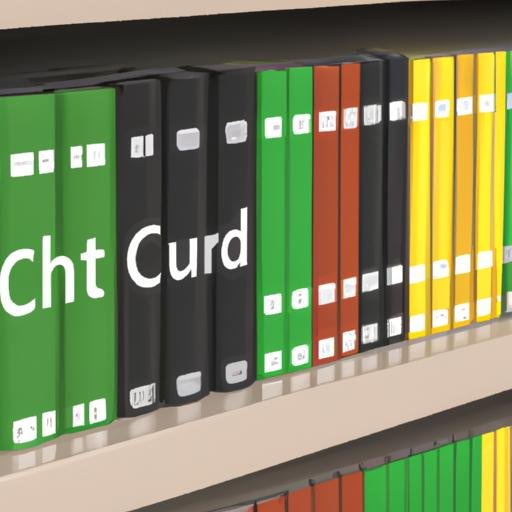 Hình ảnh một thư viện C++ với các cuốn sách trên giá kệ