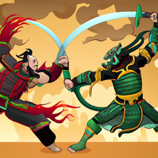 Trận chiến huyền thoại giữa hai nhân vật mạnh mẽ của Heroes Evolved Trung Quốc.
