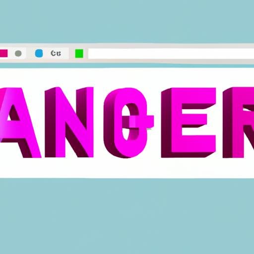 Trang chủ của một trang web với chữ 'banger' được viết bằng font mang tính chơi vui