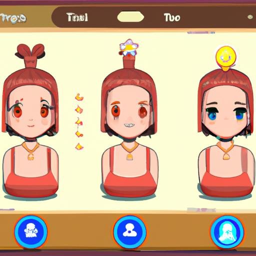 Cô gái thử nghiệm những kiểu tóc khác nhau cho nhân vật của mình trong game