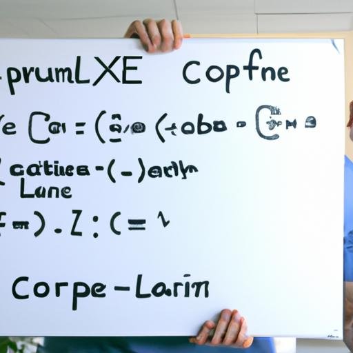 Người nắm tấm bảng với công thức của vòng lặp while viết bằng C++.