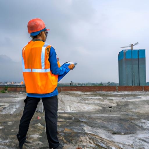 Thực hiện kiểm tra công trình xây dựng trên bản đồ.