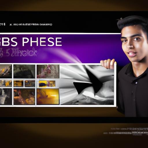 Người dùng trình bày dự án video của mình được chỉnh sửa bằng Adobe Premiere CS5.5