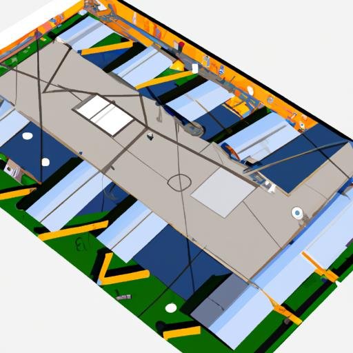 Bố cục thiết kế cuối cùng được xuất từ SketchUp sang Layout