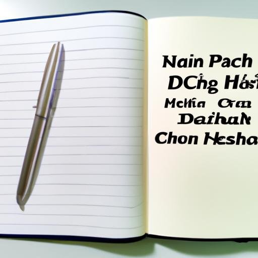 Bút và sổ tay với tựa đề 'Cách sử dụng thành phần cơ sở trong văn bản là các'