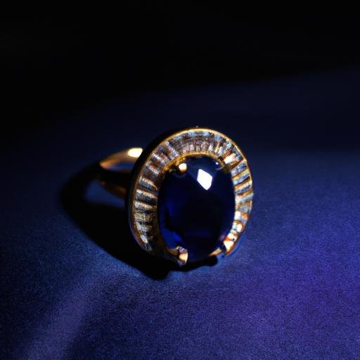 Chiếc nhẫn với đá Sapphire lớn