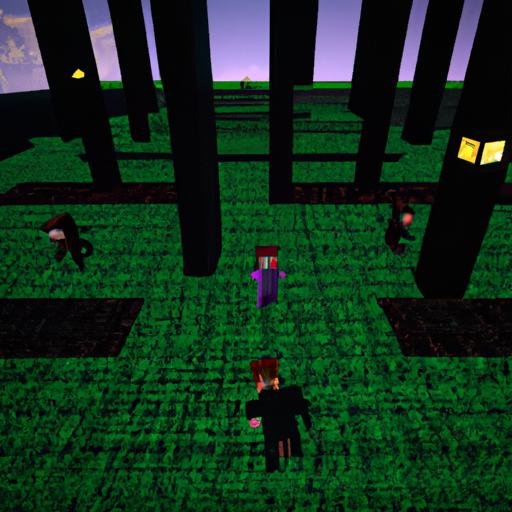 Chiến đấu với Enderman cùng đồng đội trong Minecraft 1.10.2