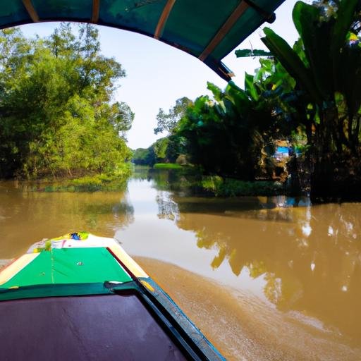 Chuyến đi thuyền trên sông Mekong tại Tân Phước Hưng