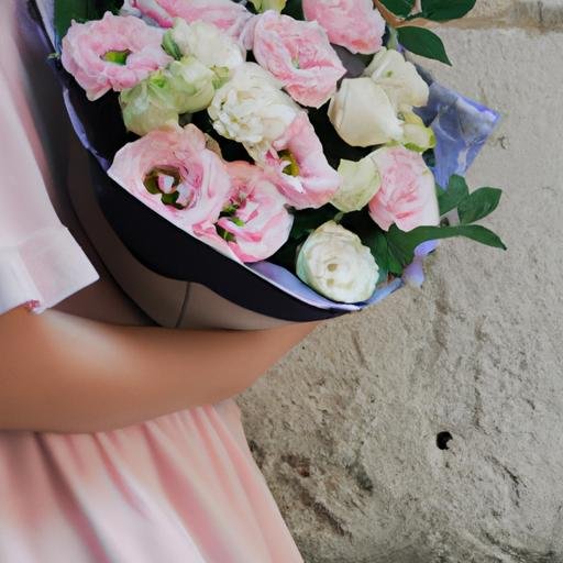 Người cầm bó hoa