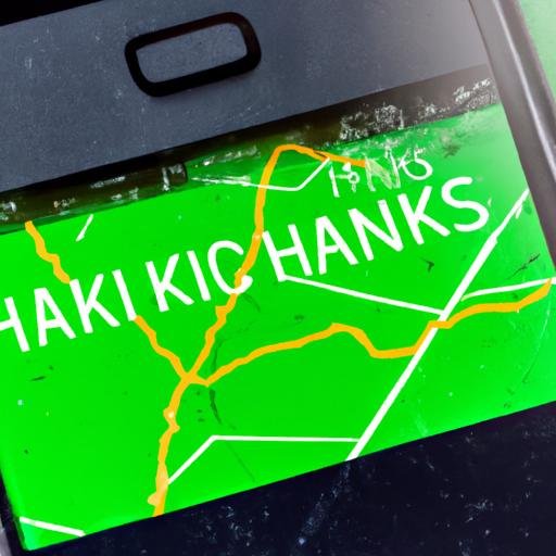 Gần cận điện thoại thông minh bị vỡ màn hình hiển thị ứng dụng hack GPS