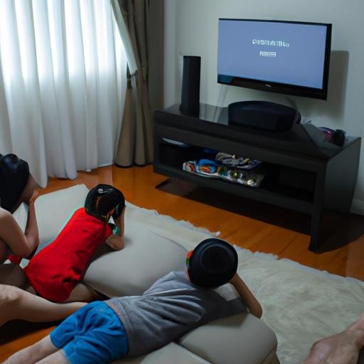 Gia đình xem phim với thanh âm thanh Bose tại Việt Nam