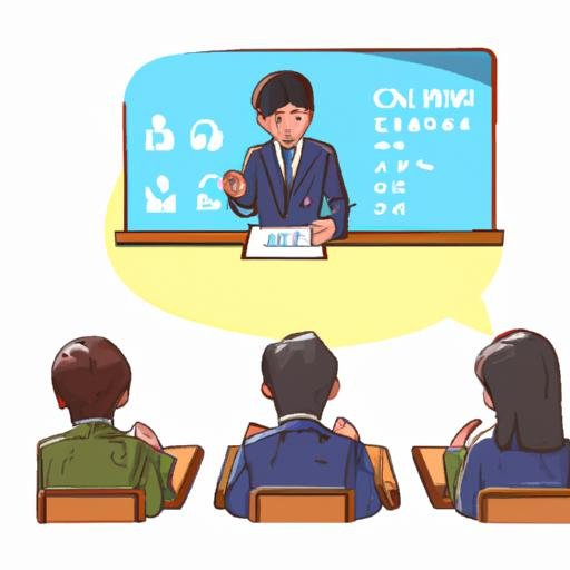 Giáo viên giảng bài e-learning