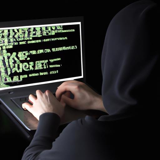 Hacker đang hack tin nhắn hiền hồ từ Laptop.